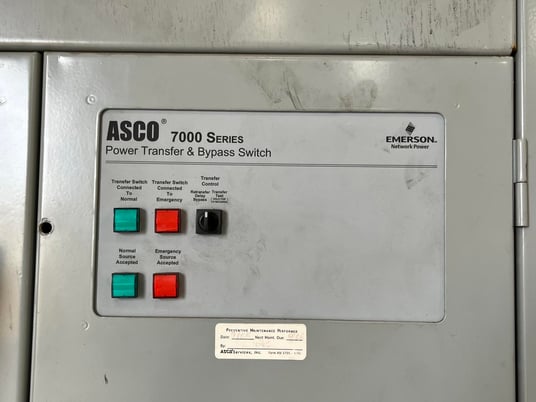 1600 Amp. ASCO 7000 Series, power transfer & bypass switch, 480/277 Volts, Type 1 enclosure - Image 7