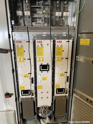 900 HP ABB, ACS880-37, Ultra Low-Harmonic Cabinet Drive, 480 VAC, floor standing, unused 2019 - Image 6