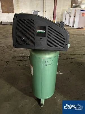 2 HP Speedaire #4B233B, air compressor, 135 psi, 30 gallon, 3450 RPM - Image 4