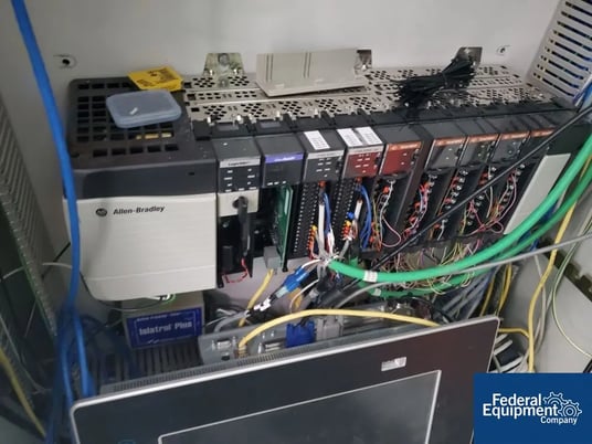 Illig #RDM-70K #VHW-72 #RS-75B, thermoforming line, roll feeder, pre-heater, UV unit, thermoformer, scrap - Image 4