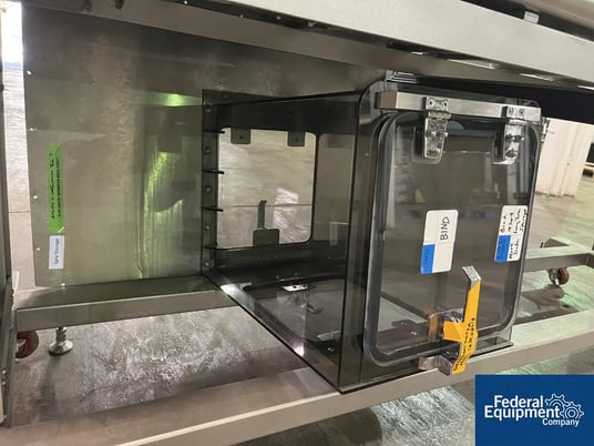 Containment Tech #ENGUARD, glovebox, Stainless Steel, dual zone, single sided w/ (4) gloves each zone, anti - Image 8