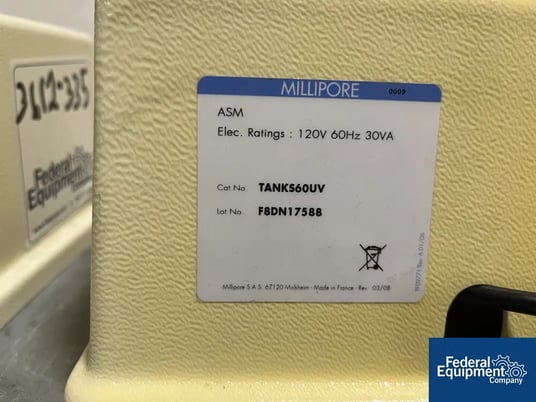 Millipore #TANKS6LUV, lot of 3 automatic sanitization modules, bulb controls, 120 V. - Image 5