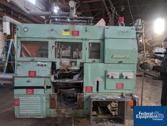 Mazzoni #STU-F/Quater, dual lane soap bar press, 1983 - Image 1
