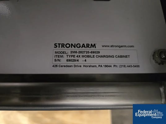 Strongarm #4X-2M6-282720-69029, mobile charging cabinet, 3 positions - Image 2
