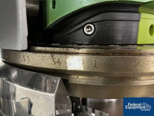 Manesty #UNIPRESS-TCS, rotary tablet press, single layer, 34 station, B tooled, 3240 tablets/min, w/ parts - Image 8