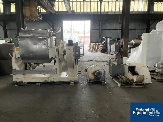 150 gallon J.h. Day #IMPERIAL, double arm mixer, jacketed 125 psi @ 353 &deg;F, 40 HP - Image 1