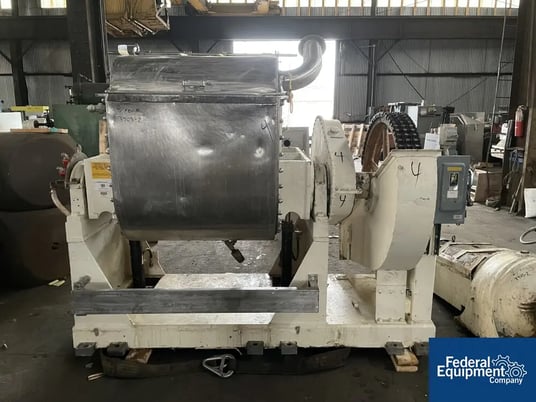 150 gallon J.h. Day #IMPERIAL, double arm mixer, jacketed 125 psi @ 353 &deg;F, 40 HP - Image 2