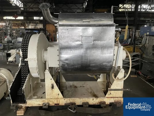 150 gallon J.h. Day #IMPERIAL, double arm mixer, jacketed 125 psi @ 353 &deg;F, 40 HP - Image 4