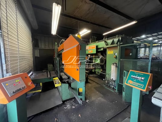 Peddinghaus #BDL-1250/9, beam drill line and MEBA 1140-510 band saw with material handling, 2005 - Image 5