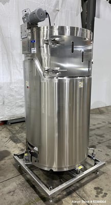 264 gallon Thermo Scientific #Hyclone, Stainless Steel bioreactor w/ dimple jacket, 38" diameter x 50" - Image 1