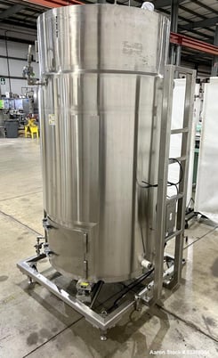 264 gallon Thermo Scientific #Hyclone, Stainless Steel bioreactor w/ dimple jacket, 38" diameter x 50" - Image 3