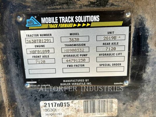 Mobile Track Solutions 3630T, Tractor, 1001 hours, S/N: 3630T01291, 2022 - Image 6