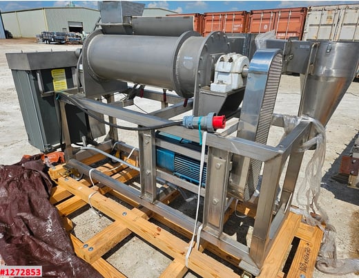 Bepex-Scott #TS-14-42 Turbulizer, Hi intensity continuous mixer, Stainless Steel, 14" dia. x 42" long, 20 HP - Image 1