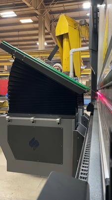 440 Ton, Accurl #GeniusPro440T, hydraulic CNC Press Brake, 13' 1" overall, Delem DA66S Control, WILA quick - Image 8