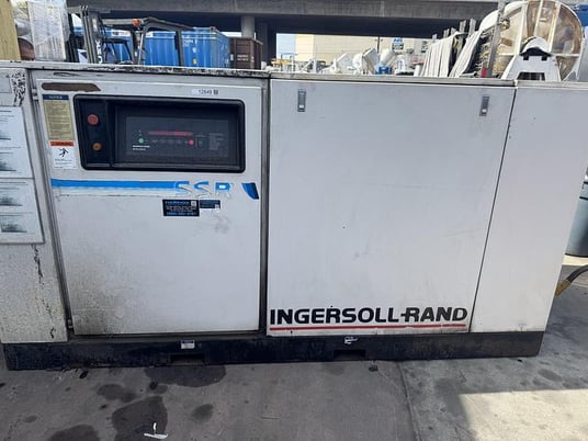 320 cfm, 125 psig, Ingersoll-Rand #SSR-EP75, screw air compressor, 75 HP, 230/460 V. - Image 1
