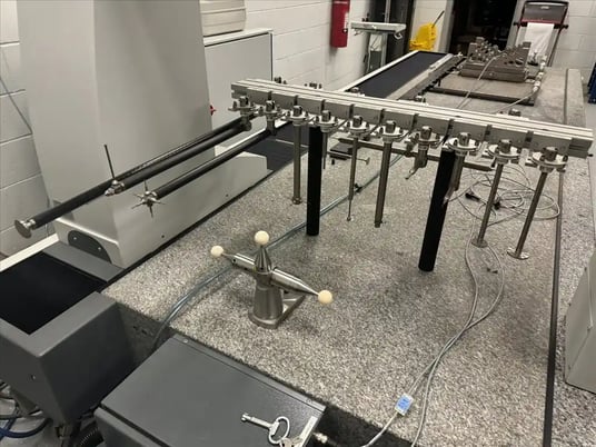 Leitz #Reference-HP-30.9.7, coordinate measuring machine, 120" x 53" table, 118.1"x, 35.4"y, 27.5'z, 41" btwn - Image 7