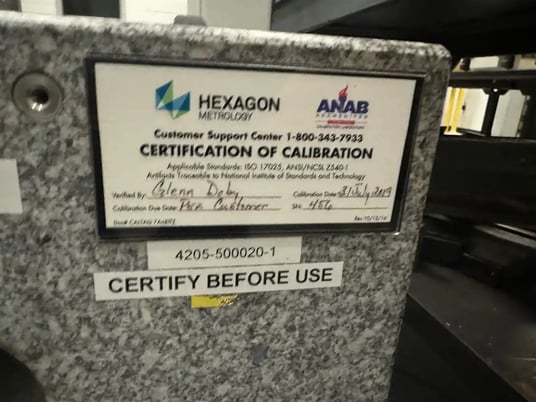 Leitz #Reference-HP-30.9.7, coordinate measuring machine, 120" x 53" table, 118.1"x, 35.4"y, 27.5'z, 41" btwn - Image 10