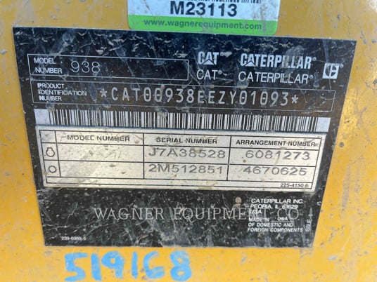 Cat 93814, Wheel Loader, 838 hours, S/N: EZY01093, 2024 - Image 6