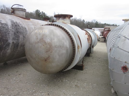 7596 sq.ft., 167 psi shell, Struther Wellsaw, 222 psi tube, (2)steam chest & expansion joint - Image 1