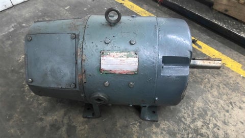 7 HP 1150/2300 RPM General Electric, Frame 5CD286E307A, DP, 3 phase, 240 VA - Image 1