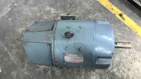 7 HP 1150/2300 RPM General Electric, Frame 5CD286E307A, DP, 3 phase, 240 VA - Image 3