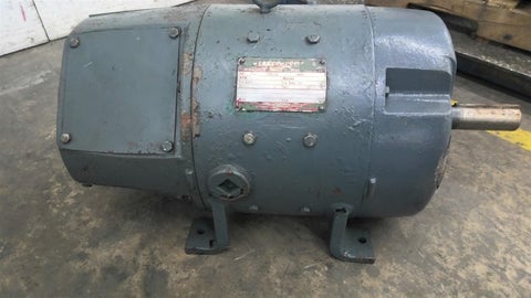 7 HP 1150/2300 RPM General Electric, Frame 5CD286E307A, DP, 3 phase, 240 VA - Image 4