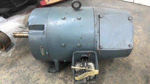 7 HP 1150/2300 RPM General Electric, Frame 5CD286E307A, DP, 3 phase, 240 VA - Image 5