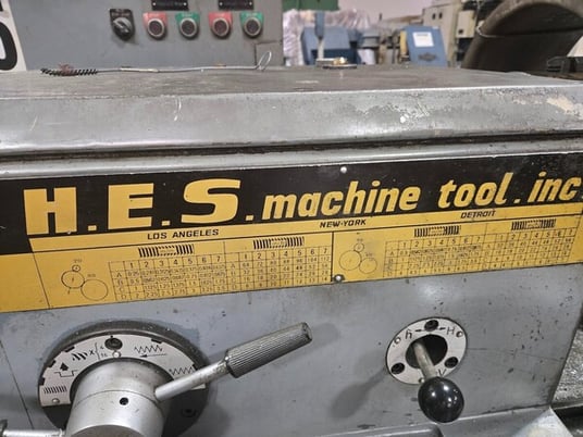 20" x 72" H.E.S., engine lathe with metric threading,loaded with tooling, 18-900 RPM, 15 HP - Image 6
