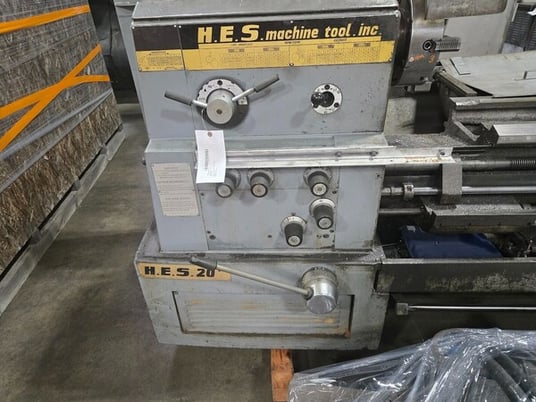 20" x 72" H.E.S., engine lathe with metric threading,loaded with tooling, 18-900 RPM, 15 HP - Image 7
