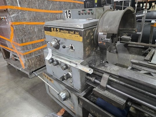 20" x 72" H.E.S., engine lathe with metric threading,loaded with tooling, 18-900 RPM, 15 HP - Image 9
