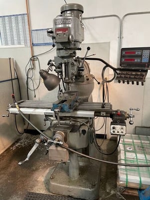 Bridgeport #Series-I, vertical mill, 9" x49" table, 36" long., 12" cross, 2 HP, 4200 RPM, R-8 - Image 1