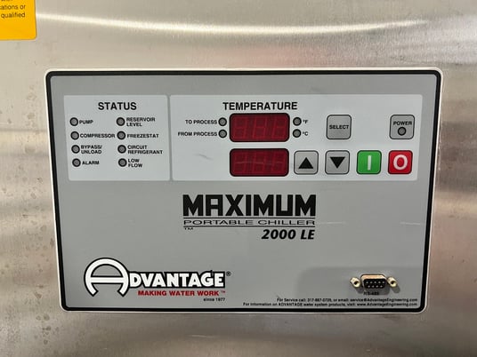 5 Ton, Advantage Chiller #MK-5A-41HF, 12 GPM, 5 HP, 25 gallon tank, S/N 84379 - Image 4