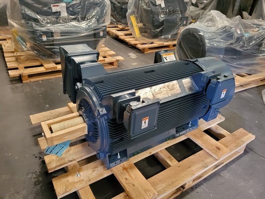 600 HP 1800 RPM Siemens, Frame 509/5010/5011, tefc, bb, new, 2300/4000 Volts (5 available) - Image 3