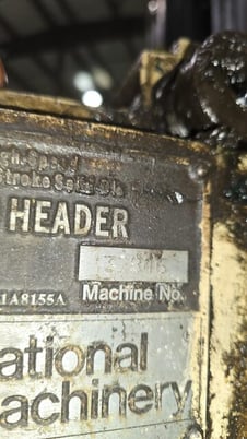 5/16" x 2.75" National, 1D2B High-Speed Header w/PKO, 250 PPM, 1.5" Shank length, 20 HP, 220/440 V - Image 5