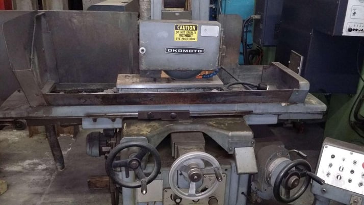 12" x 24" Okamoto #Accugar-124N, Surface Grinder, 12" outside dimension x 1.5" width x 5" ID wheel, 29.5" x - Image 1