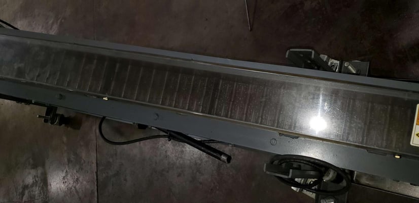 21" x 11.8" Angor #AMH-150, Unloading Parts Conveyor, 21" loading height, 52"/32" discharge height, 30 deg. - Image 7