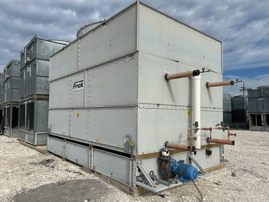 1218 Ton, Frick #IDC2-2436-2506-240, Evaporative Condenser, 7.5 HP, 1200 GPM, 300 psi, R-717, 2003 - Image 5