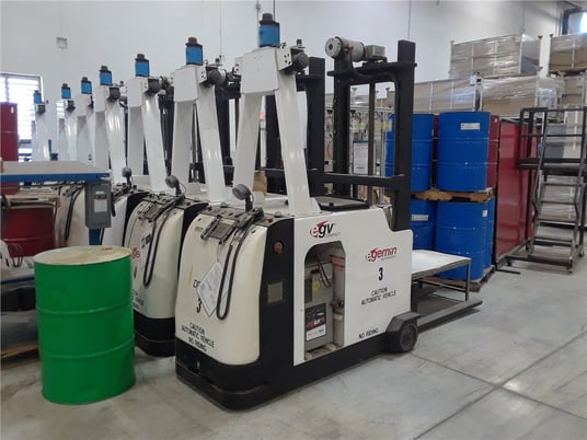 2500 lb. Egemin #EGV, automated forklifts, 66" lift height, 48" fork length, 2017 - Image 5