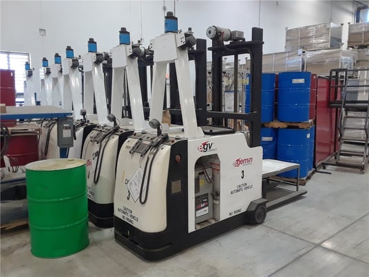 2500 lb. Egemin #EGV, automated forklifts, 66" lift height, 48" fork length, 2017 - Image 6