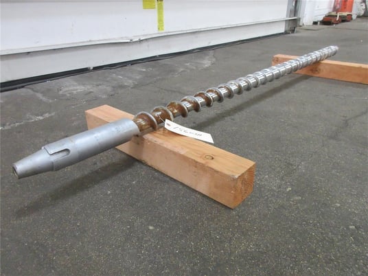2.5" Davis Standard, shank style extruder screw, 24:1 L/D, mixing pins - Image 5