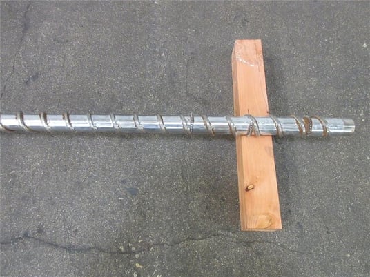 2.5" Davis Standard, shank style extruder screw, 24:1 L/D, mixing pins - Image 3
