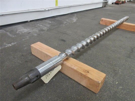2.5" Davis Standard, shank style extruder screw, 24:1 L/D, mixing pins - Image 5