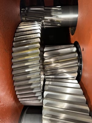 6" Black Clawson #6XTR-360, single screw side port feed extruder, 300 HP, 14.175:1 gearbox ratio, 24:1 L/D - Image 5