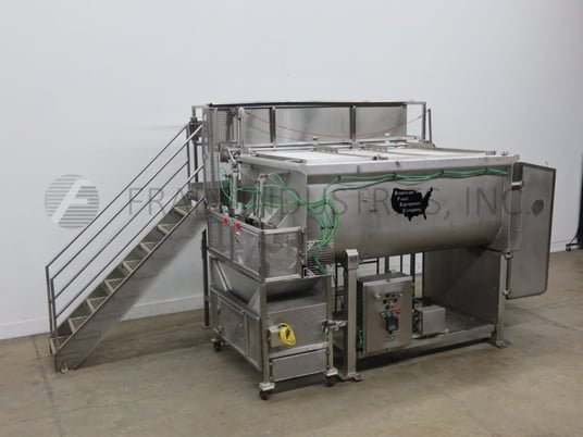 130 cu.ft. AMFEC American Food Equip Co. #510, 304 Stainless Steel, dual shaft mixer - Image 1