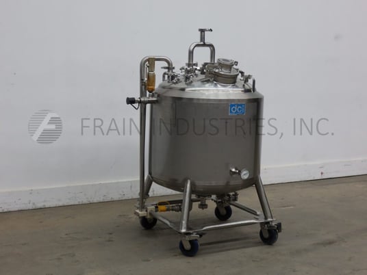 79 gallon DCI Tank, 316 Stainless Steel, insulated & jacketed tank, 30" dia. x 25" straight wall - Image 3