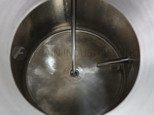 79 gallon Precision Stainless, 316L Stainless Steel, insulated & jacketed tank, 30" dia. x 23" straight wall - Image 2