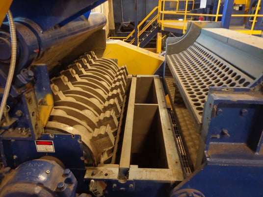 WSM #3466-BHBP, shredder, 4 row rigid hammer, 34" diameter x 66" L rotor, 250 HP, 1188 RPM - Image 4