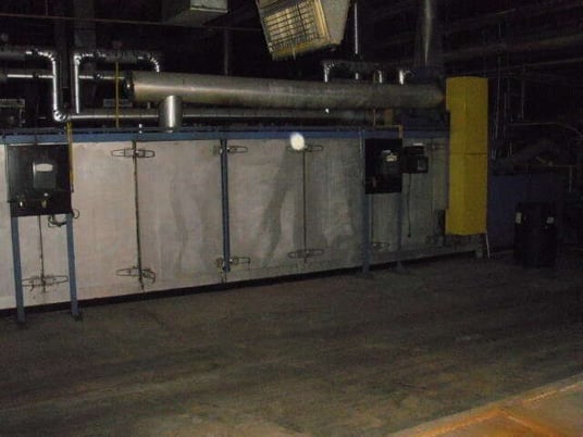 102" x 540" Proctor & Schwartz, perforated Stainless Steel belt, 3-zones, steam heated, #1270590 - Image 7