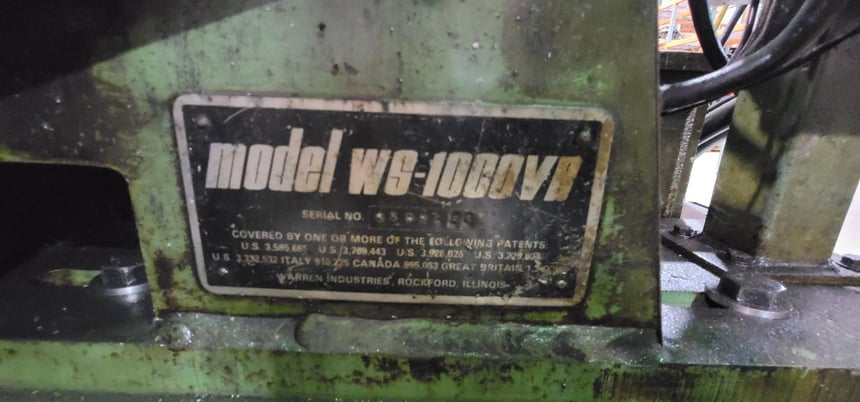 Warren #WS-1000VB, Slotter - Image 3
