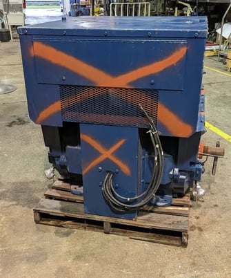 600 HP 3560 RPM Reliance, Frame 5008S, weather protected enclosure type 2, 2300/4000 Volts, type P, E-OK, - Image 2